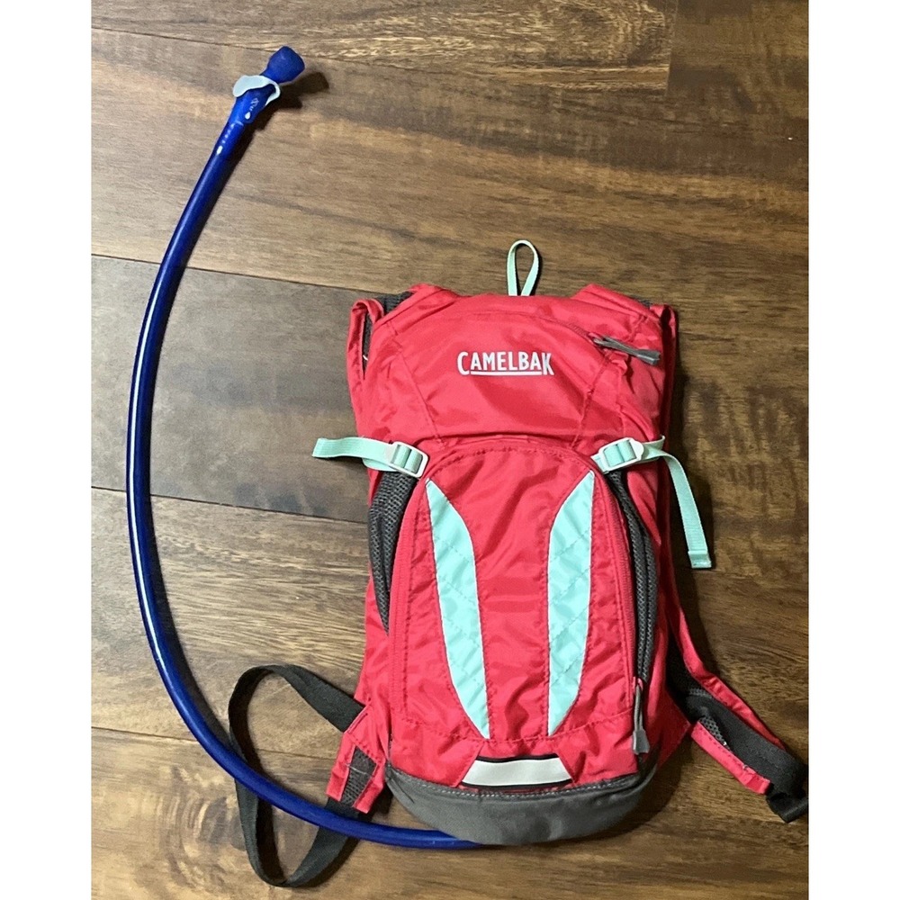 CAMELBAK Mini Mule M.U.L.E. Red Hydration Backpack w/Bladder 1.5L Hiking NEW